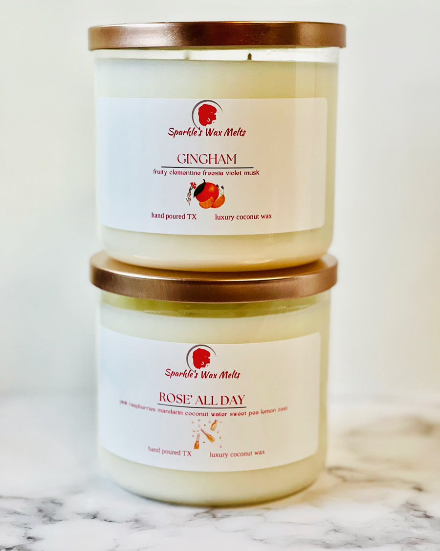 COCONUT WAX CANDLE LARGE 16OZ DOUBLE WICK