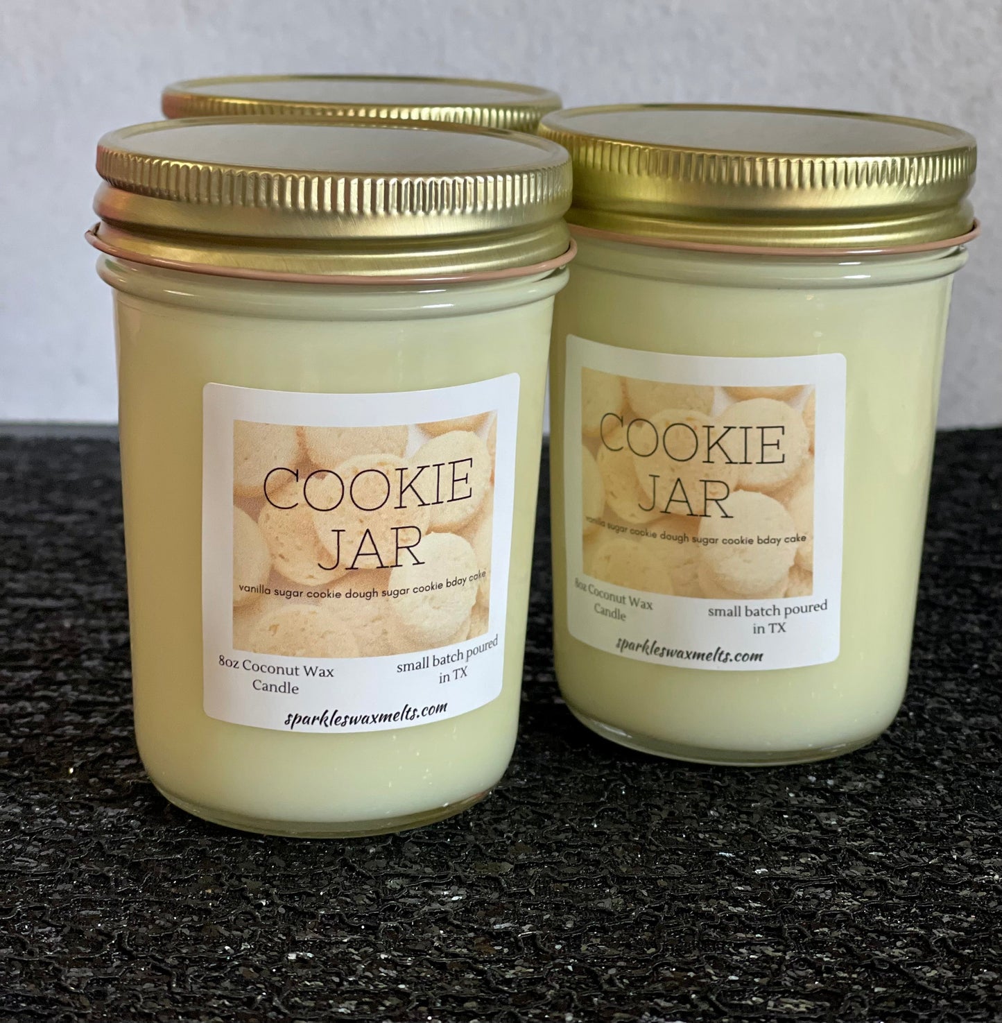 BUNDLE CANDLE JARS COCONUT WAX 8OZ