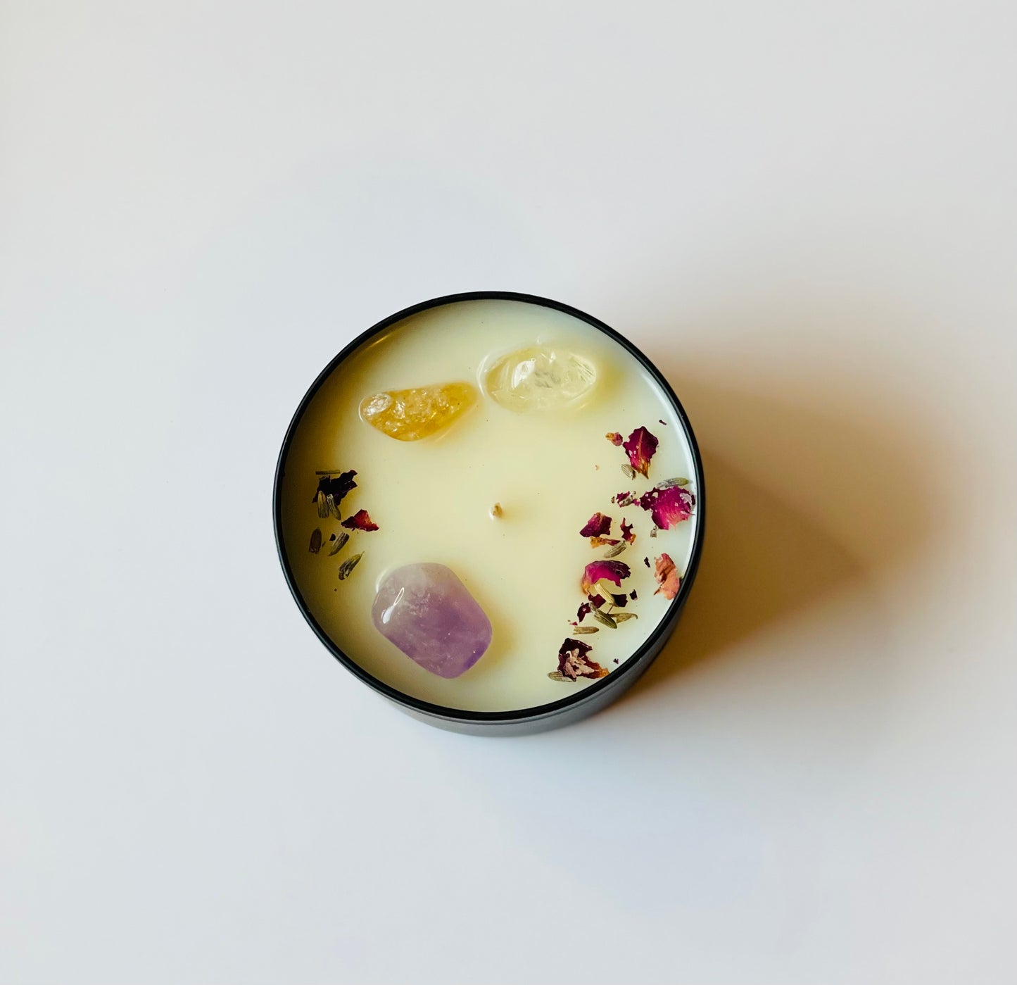 Manifestation Intention Crystal Candle